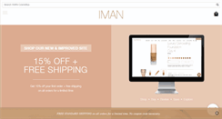 Desktop Screenshot of imancosmetics.com